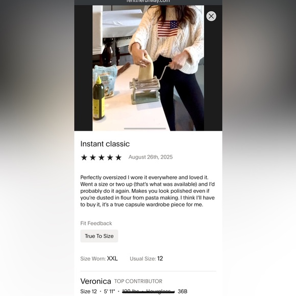 Ralph Lauren Cream Cable Knit Sweater with American Flag - Picture 7 of 15